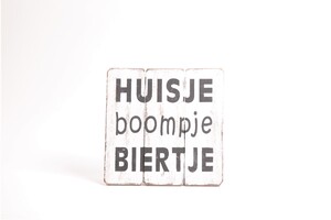 Huisje, boompje, biertje 20 CM