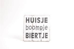 Huisje, boompje, biertje 20 CM